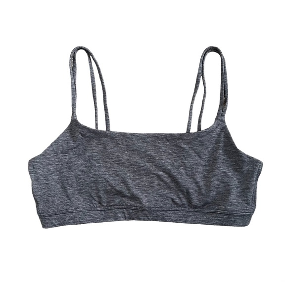 GapFit Breathe Respirant Low Support Grey Strappy Sports Bra Size Large - Picture 2 of 5